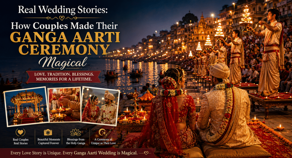 Real Wedding Stories: How Couples Made Their Ganga Aarti Ceremony Magical