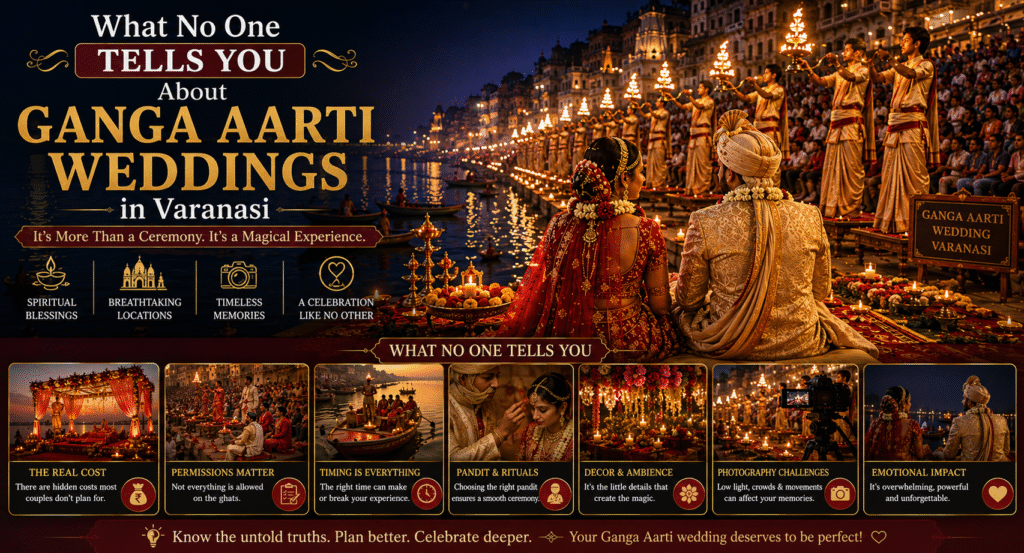 What No One Tells You About Ganga Aarti Weddings in Varanasi