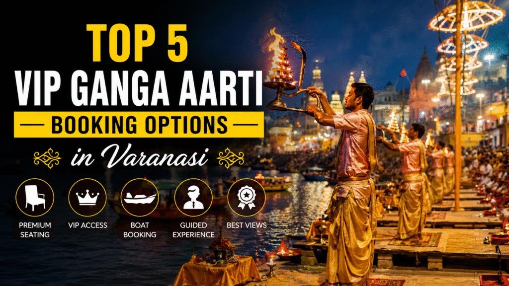 Top 5 VIP Ganga Aarti Booking Options in Varanasi