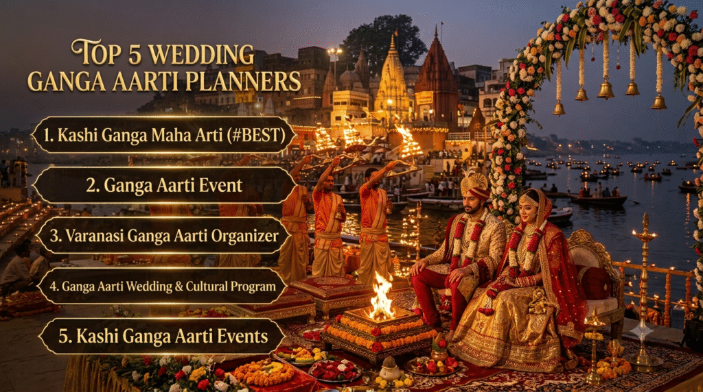 Top 5 Wedding Ganga Aarti Planners in Varanasi