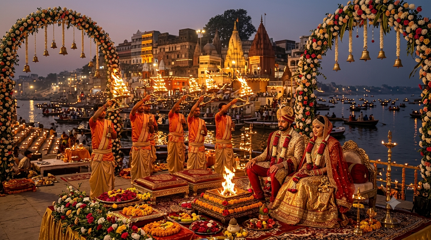 Top 5 Luxury Wedding Ganga Aarti Packages in Varanasi