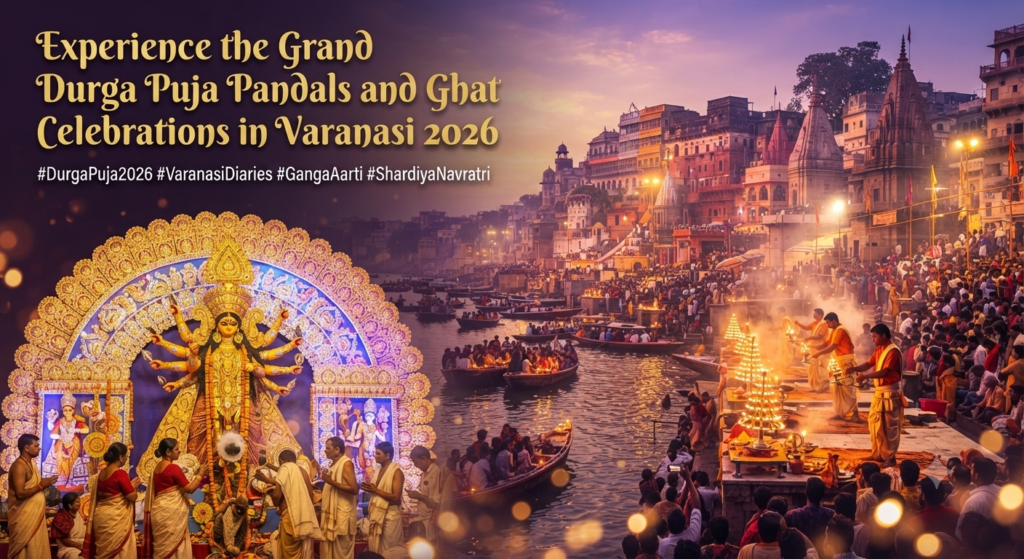Experience the Grand Durga Puja Pandals and Ghat Celebrations in Varanasi 2026