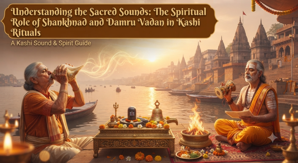 Shankhnad and Damru Vadan in Kashi Rituals